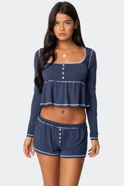Top babydoll arianne contraste de Edikted en Pijamas y Sleepwear para argentina