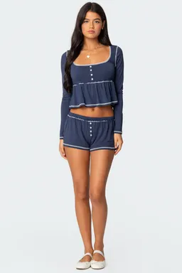 Top babydoll arianne contraste de Edikted en Pijamas y Sleepwear para argentina