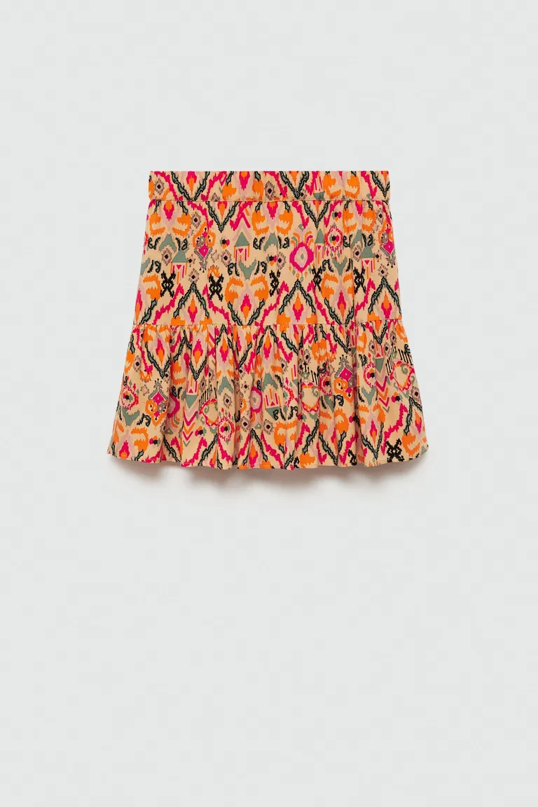 Falda estampada con abalorios de Mango Teen en Faldas para argentina