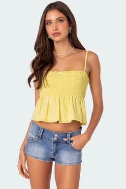 Musculosa millie fruncida de Edikted en Tops para argentina