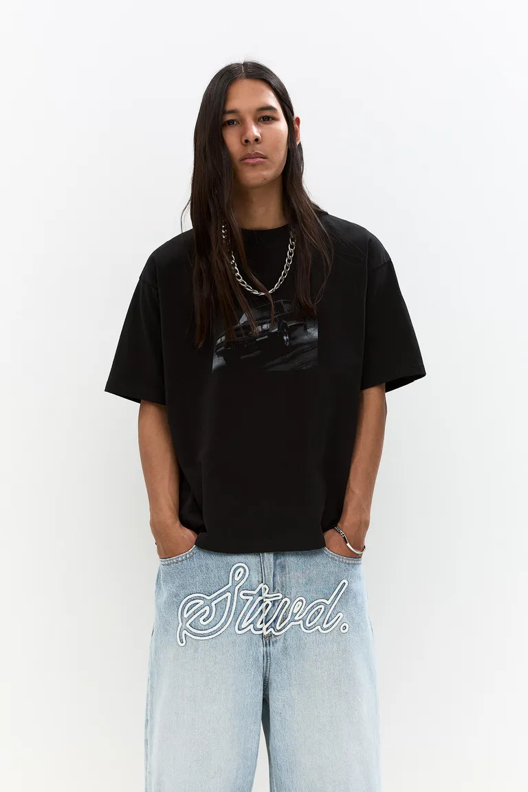Remera gnx gráfico coche de Pull&Bear en Remeras y Polos para argentina