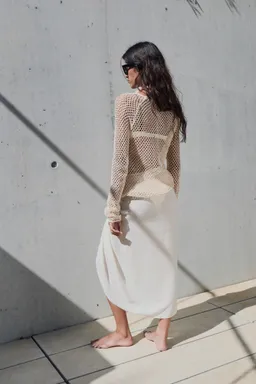 Sweater crochet manga larga de Mango en Buzos y Sweaters para argentina
