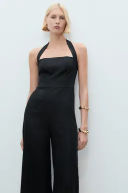 Mono halter lino de Mango en Monos para argentina