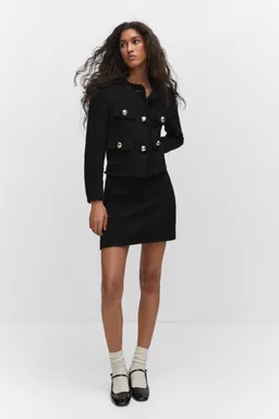 Campera tweed bolsillos de Mango en Chaquetas para argentina