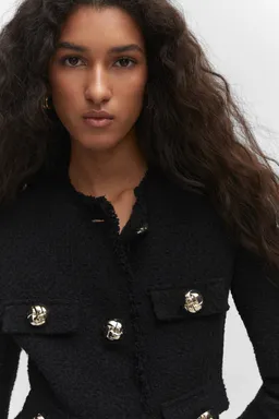 Campera tweed bolsillos de Mango en Chaquetas para argentina