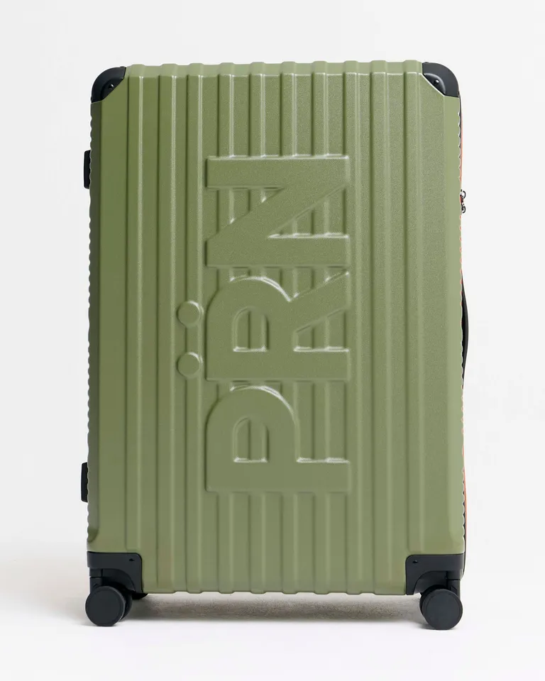 Valija de viaje de diseño elegante y moderno en color verde de Prüne en Maletines para argentina