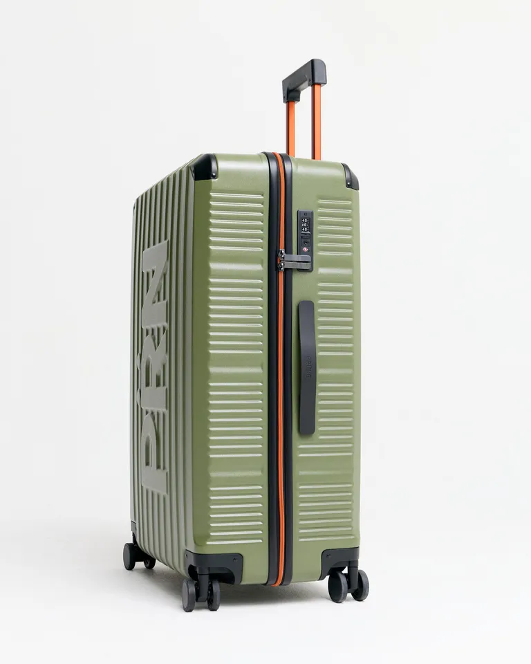 Valija de viaje de diseño elegante y moderno en color verde de Prüne en Maletines para argentina