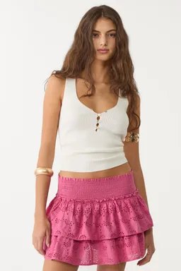 Falda pantalón bordada fluida de Stradivarius en Faldas para argentina