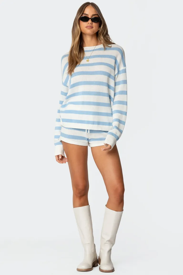 Short punto rayado amaris de Edikted en Shorts para argentina