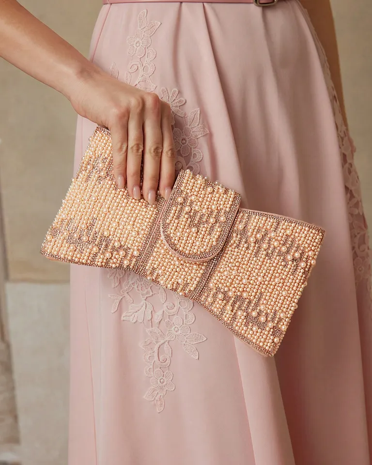 Clutch con lazo y perlas de Motf en Bolsos y Carteras para argentina