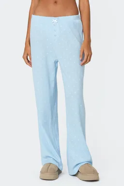 Pantalón gofre estampado floral de Edikted en Pantalones para argentina