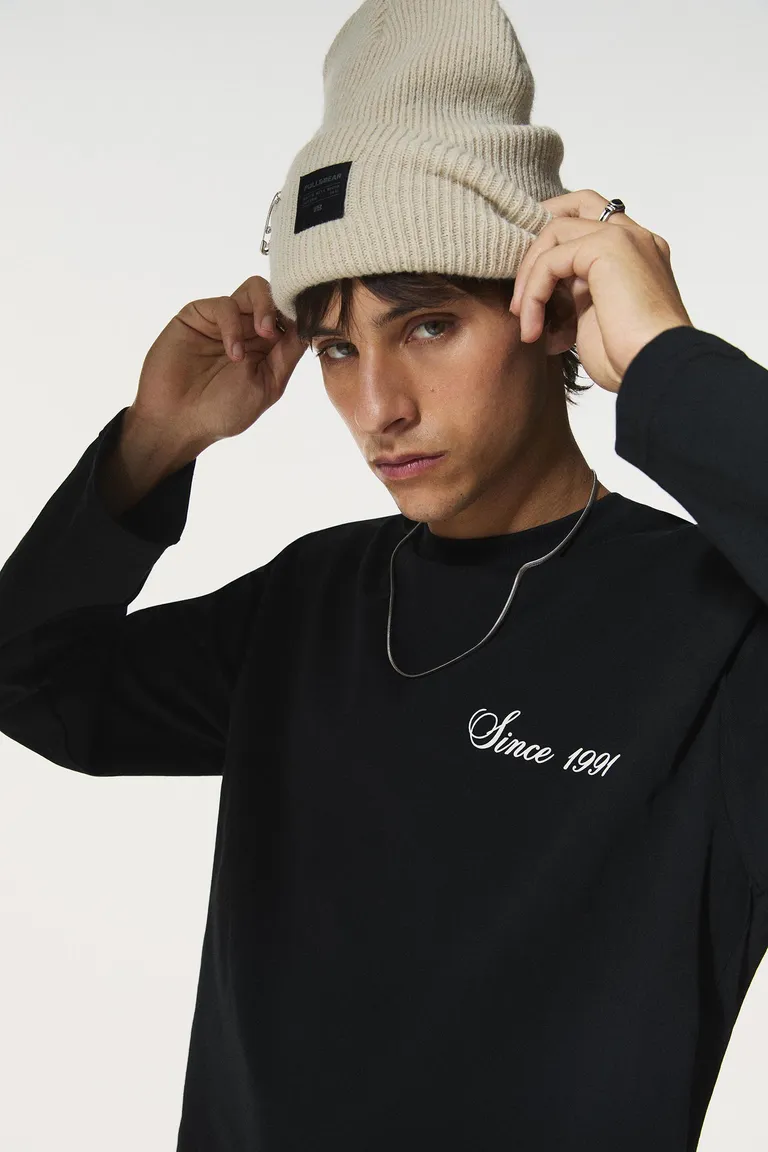 Remera con texto de Pull&Bear en Remeras y Polos para argentina