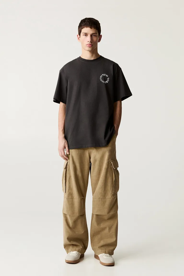 Cargo baggy lavado de Pull&Bear en Pantalones para argentina