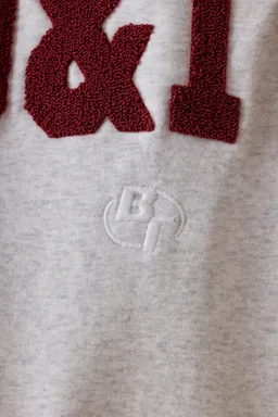 Sudadera cuello redondo gris jaspeado de Oh Polly en Buzos y Sweaters para argentina