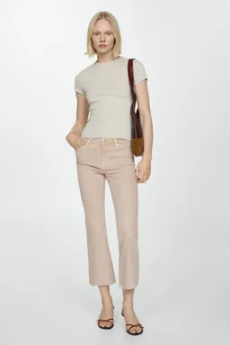 Jeans sienna flare crop de Mango en Pantalones para argentina