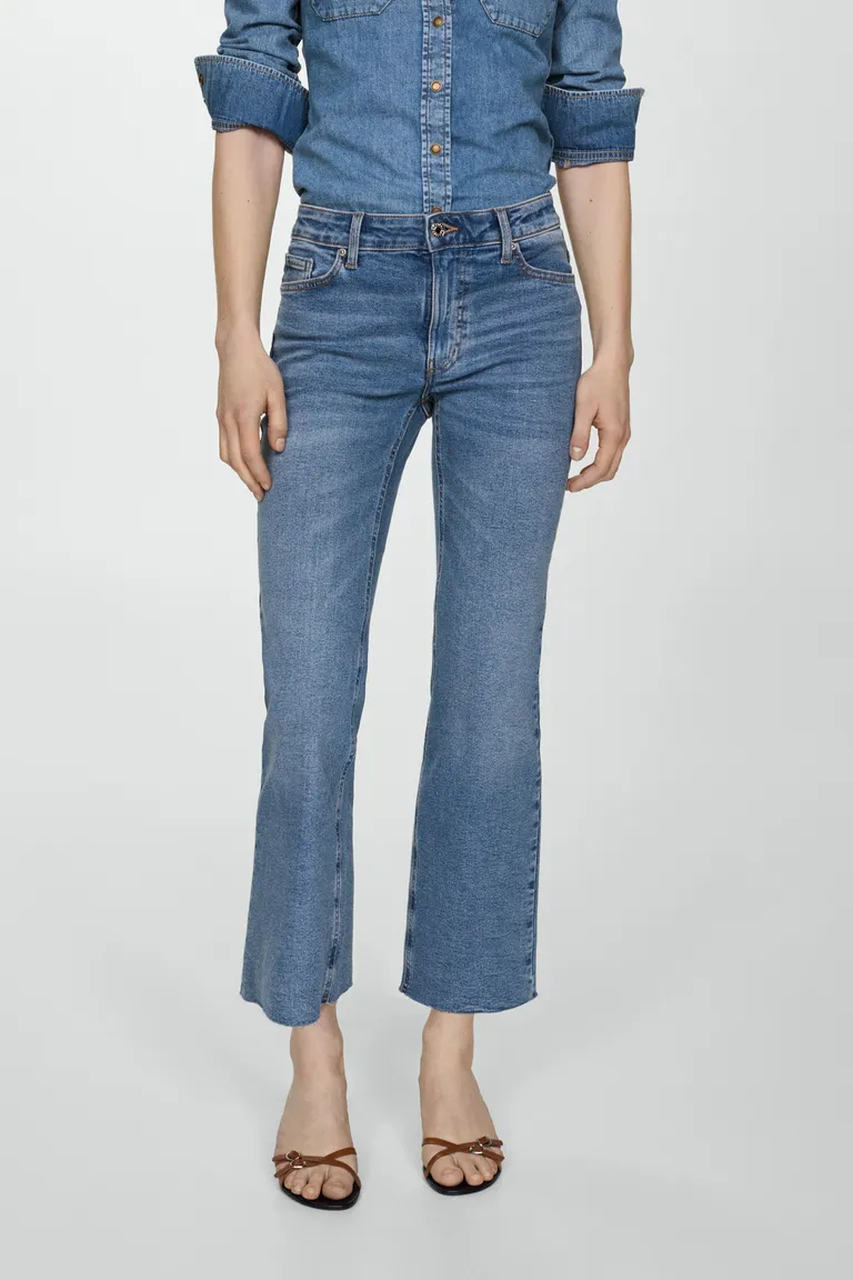 Jeans sienna flare crop de Mango en Pantalones para argentina
