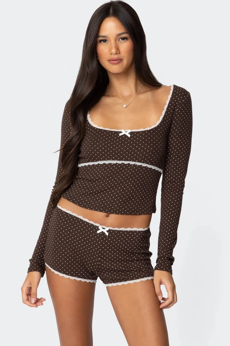 Top juliana con lunares de Edikted en Tops para argentina