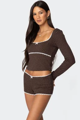 Top juliana con lunares de Edikted en Tops para argentina