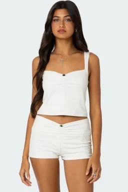 Musculosa cassi fruncida de Edikted en Tops para argentina