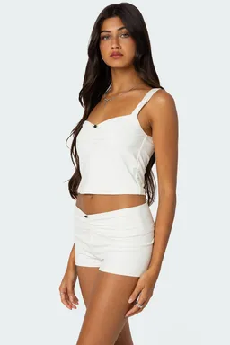 Musculosa cassi fruncida de Edikted en Tops para argentina
