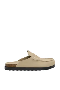 Zuecos antifaz cuero de Pull&Bear en Pantuflas para argentina
