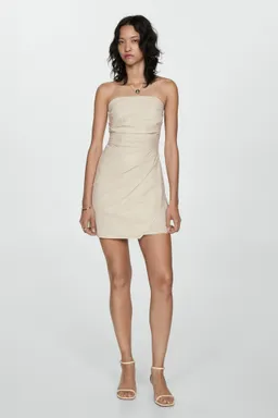 Vestido rayas drapeado de Mango en Vestidos para argentina