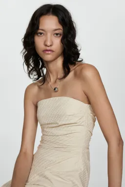 Vestido rayas drapeado de Mango en Vestidos para argentina