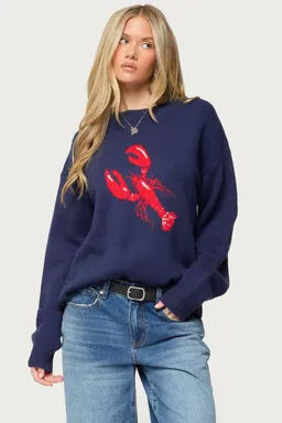 Sweater tejido dont shellfish de Edikted en Buzos y Sweaters para argentina