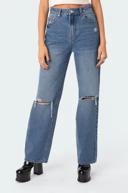 Jeans tiro alto lori de Edikted en Pantalones para argentina