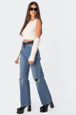 Jeans tiro alto lori de Edikted en Pantalones para argentina