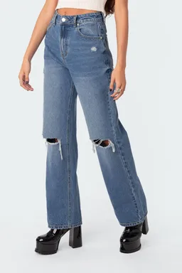 Jeans tiro alto lori de Edikted en Pantalones para argentina