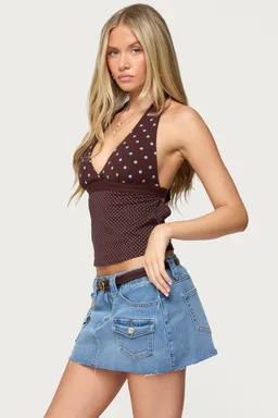 Top halter ginny lunares de Edikted en Tops para argentina