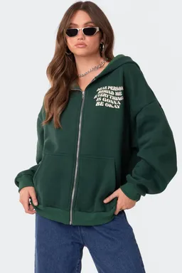 Buzo oversize con cierre de Edikted en Buzos y Sweaters para argentina