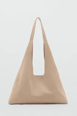 Bolso serraje hombro de Mango en Bolsos y Carteras para argentina