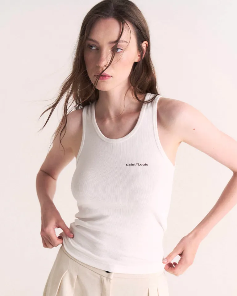 Camiseta básica de algodón blanca con estampa de Sky en Remeras para argentina