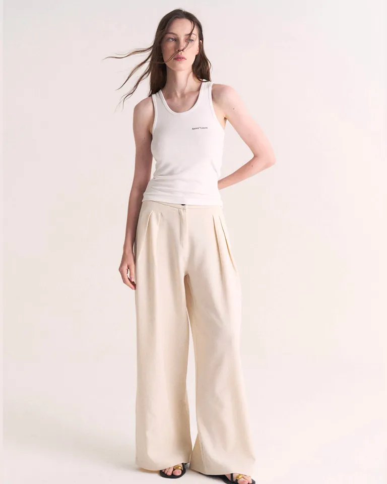 Camiseta básica de algodón blanca con estampa de Sky en Remeras para argentina