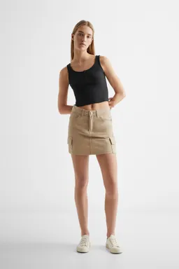 Musculosa canalé de Mango Teen en Remeras para argentina