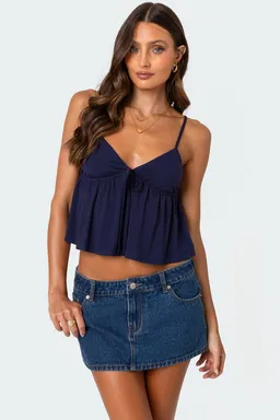 Tank top babydoll sunrise de Edikted en Tops para argentina