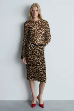 Blusa estampado leopardo de Mango en Blusas para argentina