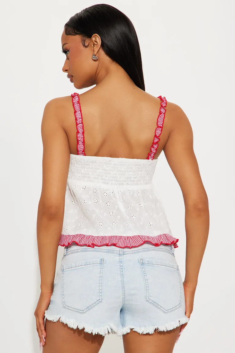 Top ojalillo feeling flirty de Fashion Nova en Tops para argentina