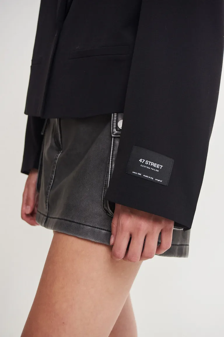Blazer oversize de corte recto con solapa en punta de 47 Street en Blazers para argentina