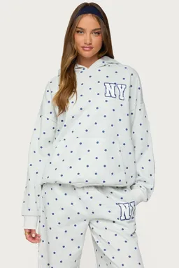 Buzo capucha lunares babe de Edikted en Buzos y Sweaters para argentina