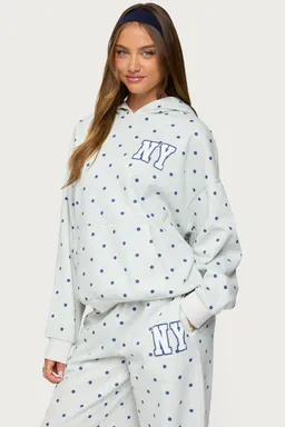 Buzo capucha lunares babe de Edikted en Buzos y Sweaters para argentina