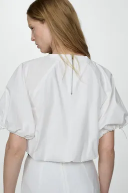 Blusa manga abullonada de Mango en Blusas para argentina