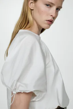 Blusa manga abullonada de Mango en Blusas para argentina