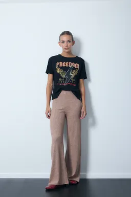 Pantalón palazzo tejido giovesse de Audaz en Pantalones para argentina