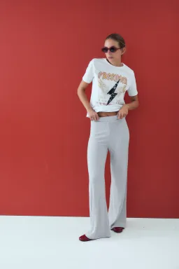 Pantalón palazzo tejido giovesse de Audaz en Pantalones para argentina