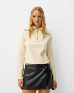 Mini falda efecto cuero de Bershka en Faldas para argentina