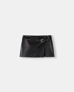 Mini falda efecto cuero de Bershka en Faldas para argentina