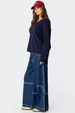 Sweater oversized cuello martha de Edikted en Buzos y Sweaters para argentina